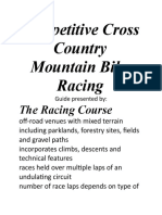 Competitive Cross Country Mountain Bike Racing