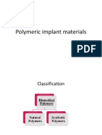 Polymeric Implant Materials, Viscoelasticity