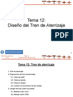 Tema 12 Diseño Del Tren de Aterrizaje