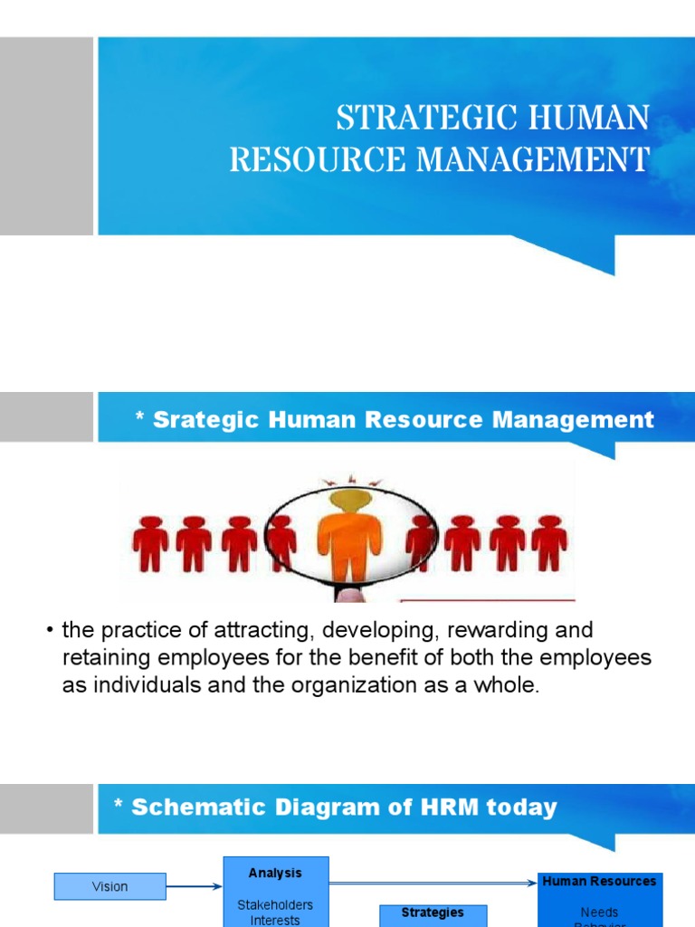 Strategic Human Resource Management Overview | PDF | Human Resources ...