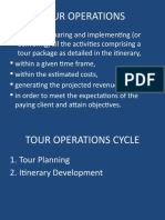Tour Operations Cycle