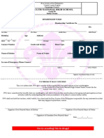 School BSP Membership Form
