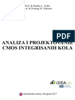 Analiza I Projektovanje Cmos Integrisanih Kola Book by Ubl and Eestec PDF