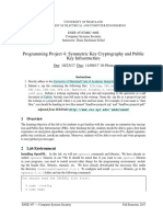 Programming Project 4: Symmetric Key Cryptography and Public Key Infrastructure