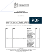 Constancia Humanismo y Lecturas Contemporáneas