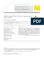 Algebraic Hyperbolicity of The Very General Quintic Surface in P