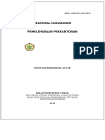 PROPOSAL MANAJEMEN PEMELIHARAAN PERKANTORAN - PDF