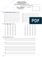 Examination Sheet PDF