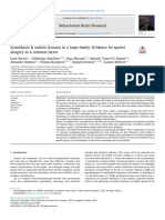 Synesthesia & Autistic Features in A Large Family: Evidence For Spatial Imagery As A Common Factor