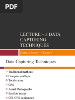 Lecture 3 - Data Capturing Techniques - Total Station and GPS