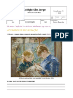 Recuperação de Arte - 2º e 3º Bimestres (9º ANO) PDF