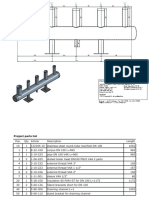 Manifold parts list and design details