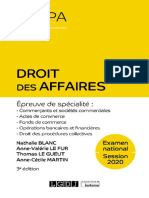 L3 Sujet - Droit Des Affaires