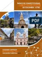 Índice de Competitividad de Colombia - Ictrc: Turística Regional