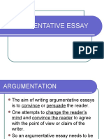 Argumentative Essay Powerpoint