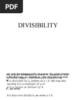 DIVISIBILITY