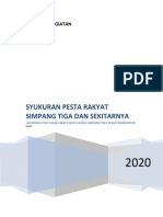 Proposal Pesta Rakyat Simpang Tiga 2020