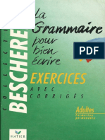 Bescherelle. La grammaire pour bien écrire. Exercices avec les corrigés ( PDFDrive ).pdf