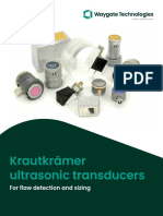 Krautkrämer Ultrasonic Transducers: For Flaw Detection and Sizing
