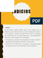 Indicios y Evidencias