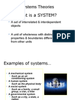 1 SYSTEMS THEORY