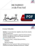HLTAID003 - Provide First Aid - PRACTICAL - V2.3 May 2018
