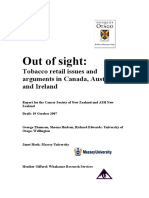 Out of Sight:: Tobacco Retail Issues and Arguments in Canada, Australia and Ireland