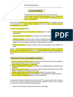 Plan de Mantenimiento, Objetivos PDF