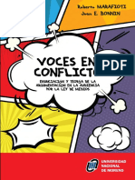Voces-En-Conflicto. Enunciación y Teoría de La Argumentación en La Audiencia de La Ley de Medios