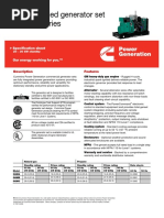 Spark-Ignited Generator Set GG3.0L Series: Description Features