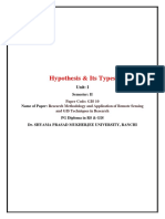 Hypothesis & Its Types