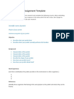 06.03 Protist Resume Assignment Template