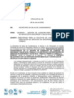 Circular 195 Solcitud Licencia SST Gobernación Cundinamarca - Informativa