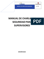 Manual de Charlas de Seguridad Supervisores PDF