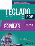 E-Book Método Prático Teclado Popular Vol. I