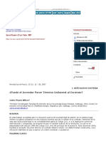 Puede el Acreedor Poner Término Unilateral al Contrato, PIZARRO W., Carlos, Ius et Praxis 2007