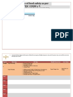 Group Work Booklet: Hazard Analysis Fundamentals of Food Safety As Per ISO 22000 / FSSC 22000 V 5