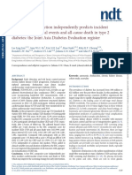 Sudomotor Ddysfunction Independentlypredicts Incident Cardiovascular-Renal Events and All-Cause Death in Type 2 Diabetes