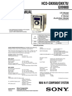 HCD-GNX60 GNX70 GX9900 PDF