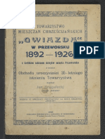 Towarzystwo Mieszczan Chrześcijańskich Gwiazda W Przeworsku 1892-1926