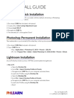 LUTs Quick Install Guide