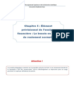 Element Analyse Financiere Et BFR Normatif