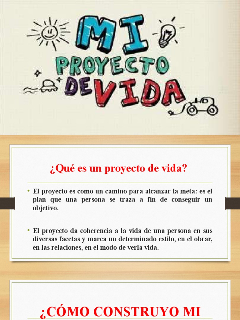 Proyecto de Vida para Secundaria | PDF | Crecimiento personal y profesional