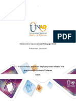 Formato Proceso Formativo en El Programa de Licenciatura - Paso 4, Unidad 3