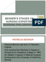 Benner'S Stages of Nursing Expertise Nursing Philosophies