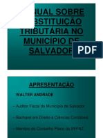 Palestra Sobre Substituicao Tributaria - ISS
