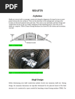 Shaft Design and Construction Methods | PDF | Deep Foundation | Tunnel