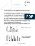 Questão de aula nr 1 (Biologia e Geologia) - Critérios de Correcção