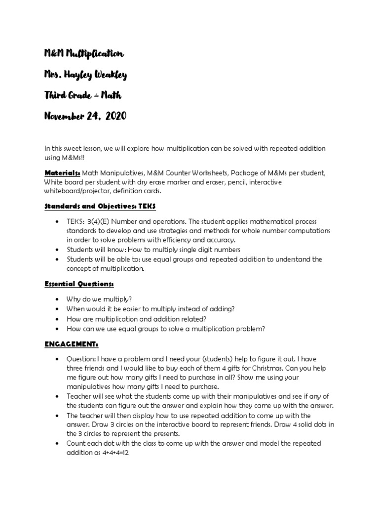 5e-lesson-plan-sample-with-worksheets-pdf-worksheet-multiplication