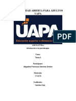 Tarea 5 de Introduccion A La Psicoterapia-Miguelina Sanchez